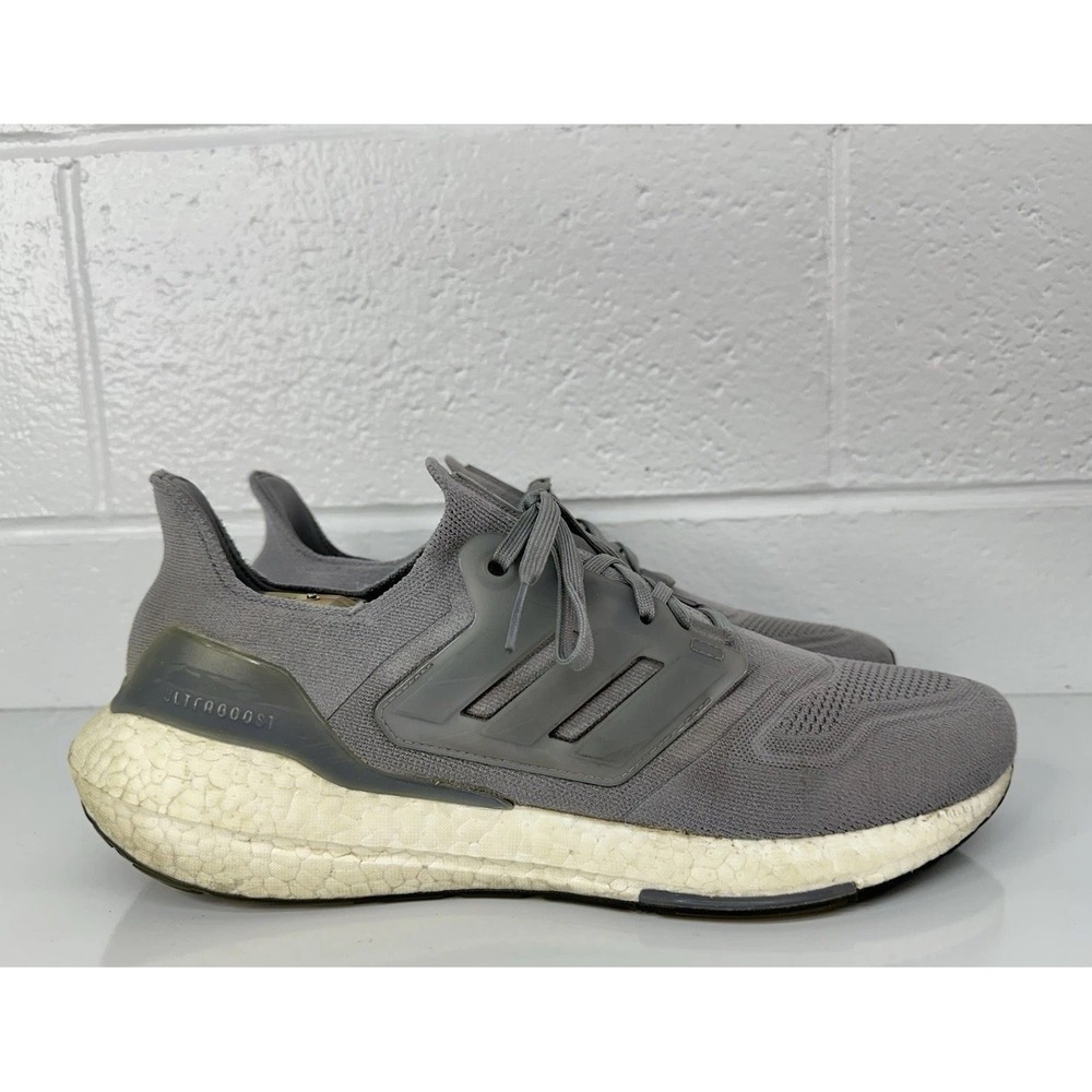Adidas Ultraboost 22 Running Shoes Mens 12 Gray‎ Sneakers Trainers GX5460